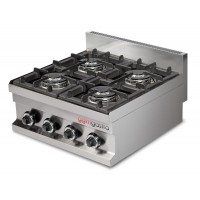 Плита газовая с 4 конфорками - ggmgastro GHC663